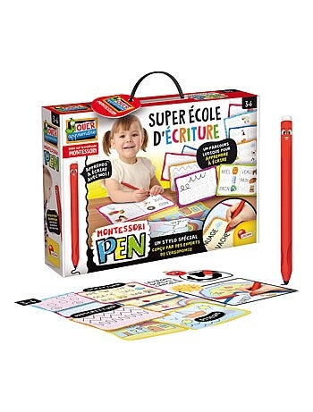 LISCIANI - Montessori Pen - Super école d'écriture - Motricité fine - Enfant de 3 à 6 ans