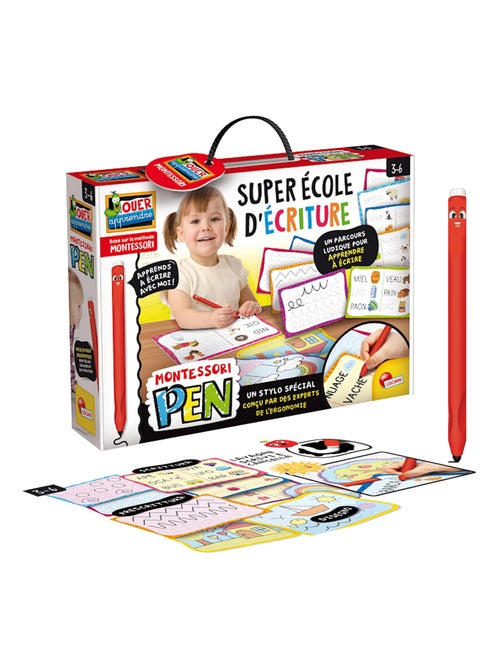 LISCIANI - Montessori Pen - Super école d'écriture - Motricité fine - Enfant de 3 à 6 ans - Kiabi