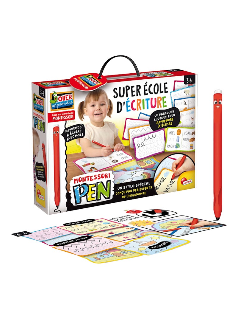 LISCIANI - Montessori Pen - Super école d'écriture - Motricité fine - Enfant de 3 à 6 ans N/A - Kiabi