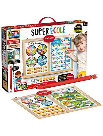 LISCIANI - Montessori Pen - Tableau d'apprentissage - Jeu éducatif - À partir de 3 ans