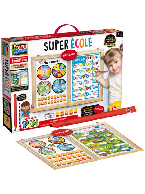 LISCIANI - Montessori Pen - Tableau d'apprentissage - Jeu éducatif - À partir de 3 ans - Kiabi LISCIANI - Montessori Pen - Tableau d'apprentissage - Jeu éducatif - À partir de 3 ans - Kiabi
