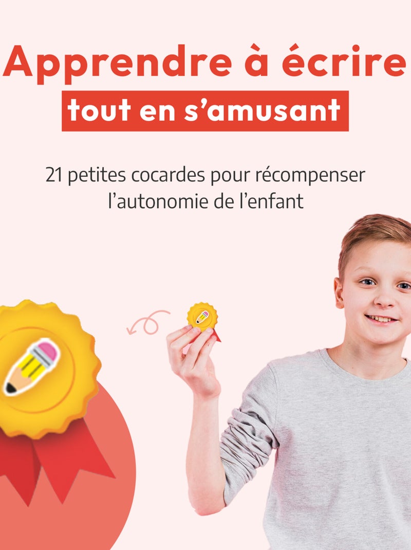 LISCIANI - Montessori Pen - Tableau d'apprentissage - Jeu éducatif - À partir de 3 ans Multicolore - Kiabi
