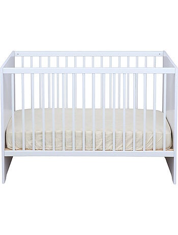 Lit 120x60 avec têtes de lit panneaux - BABYPRICE