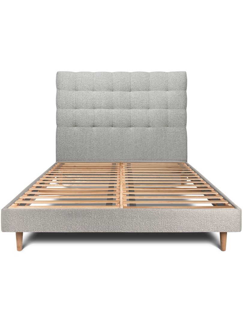 Tête de lit capitonnée Théa 160cm Tissu Gris foncé Tête de lit capitonnée Théa 160cm Tissu Gris foncé