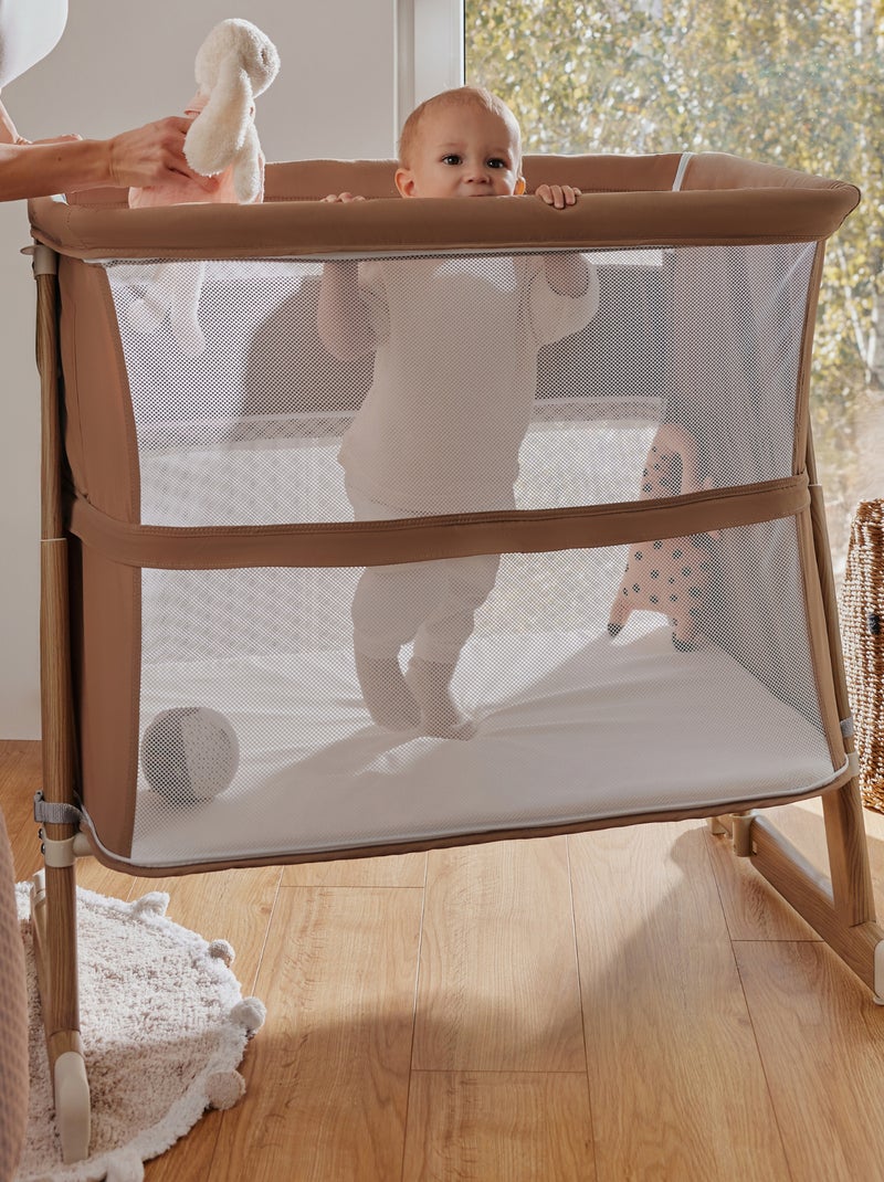 Lit 5en1 LIONELO Thomi Plus - Lit Cododo - Barceau - Parc bebe - Canapé-lit - Jusqu'à 100 kg Gris - Kiabi