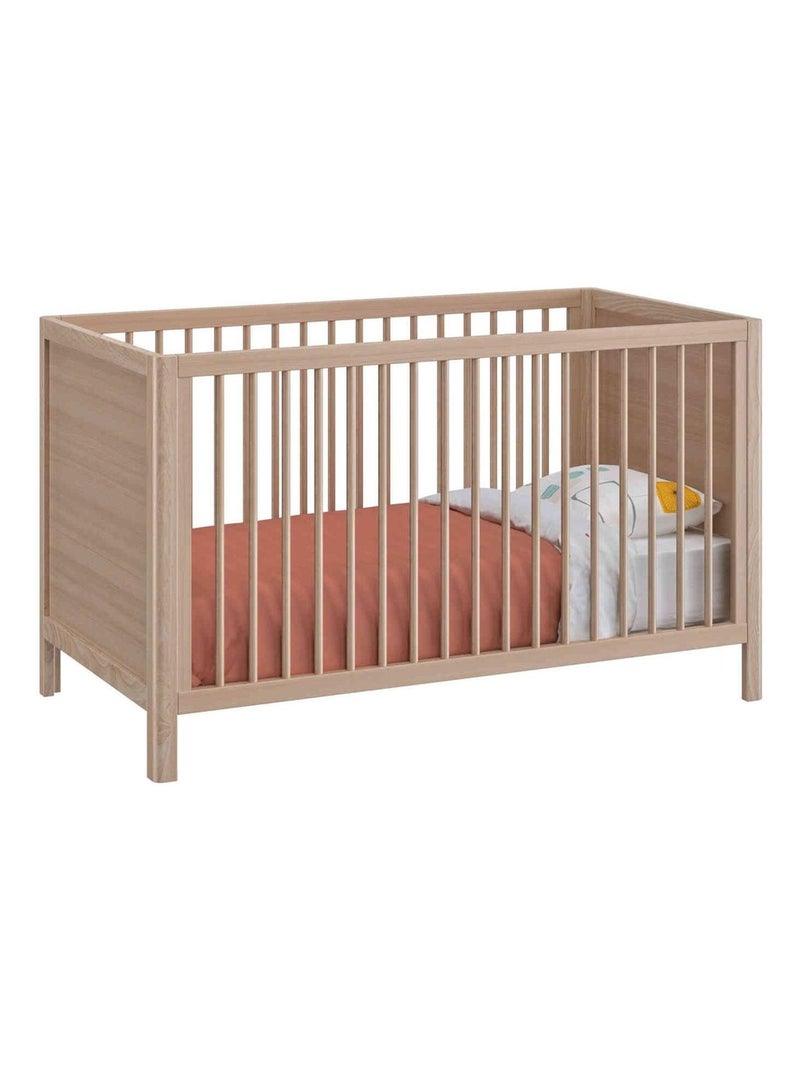 Lit à barreaux en bois Marron clair - Kiabi