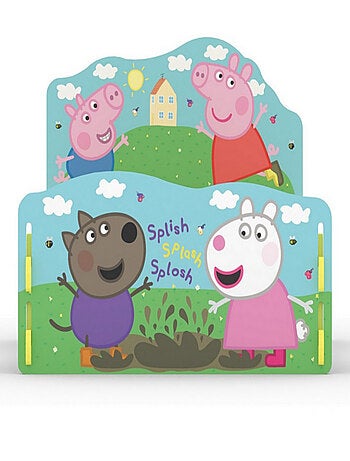 Lit à clipser et Matelas - Peppa Pig Splish Splash Splosh dans la boue - 140x70 cm