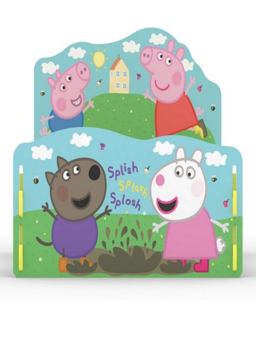 Lit à clipser et Matelas - Peppa Pig Splish Splash Splosh dans la boue - 140x70 cm - Kiabi