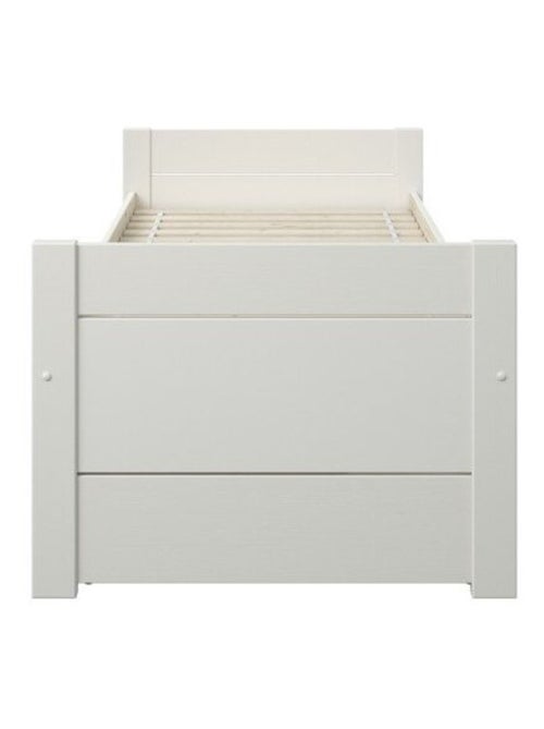 Lit avec lit gigogne et trois tiroirs pin massif  LEOPOLD - Kiabi