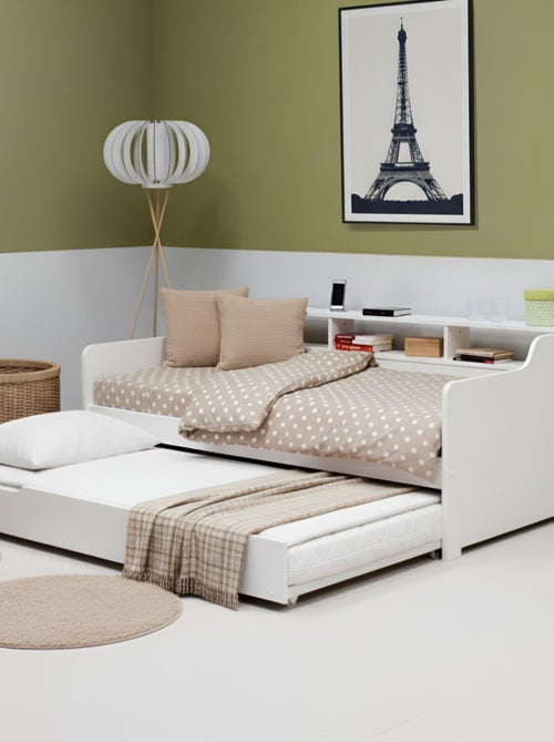 Lit avec lit gigogne pin massif  ARTHUR - Kiabi