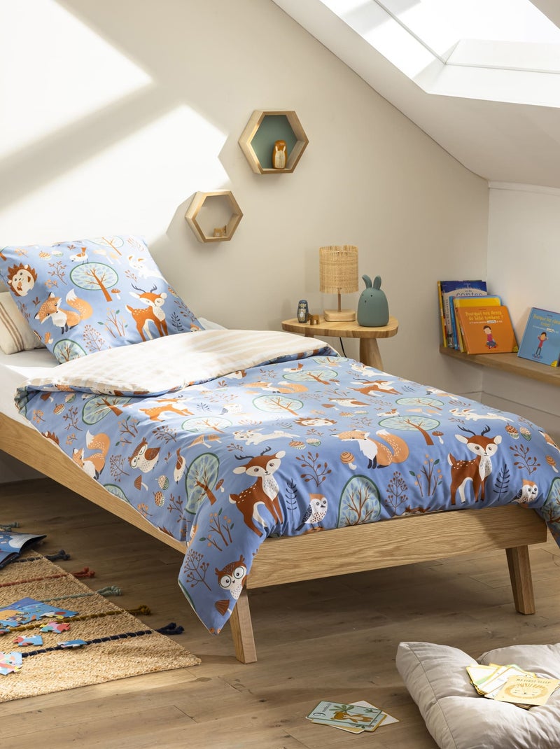 Lit avec pieds évasés scandinaves Marron clair - Kiabi