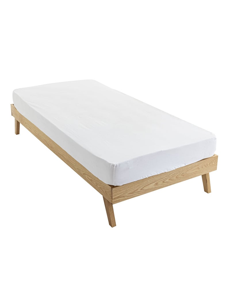 Lit avec pieds évasés scandinaves Marron clair - Kiabi