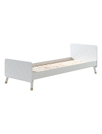 Lit avec sommier, pieds arrondies