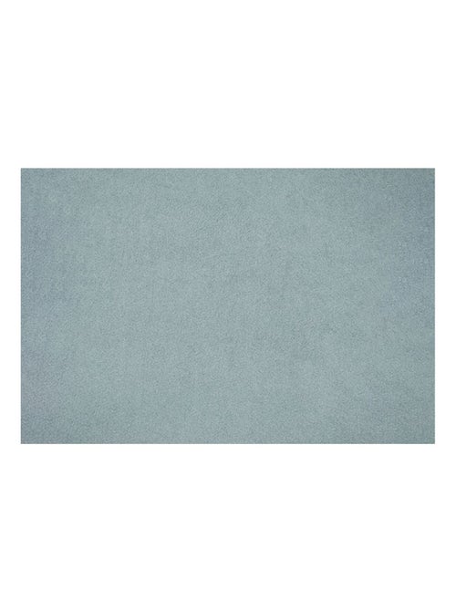 Lit avec tête de lit capitonnée velours et sommier tapissier H29cm - Kiabi