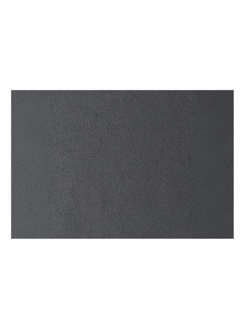 Lit avec tête de lit capitonnée velours et sommier tapissier H29cm - Kiabi