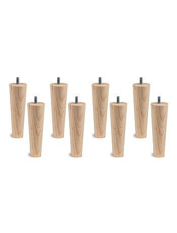 Lit avec tête de lit lignes bouclette et sommier tapissier H29cm