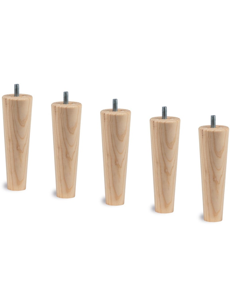 Lit avec tête de lit lignes velours et sommier kit H29cm Taupe - Kiabi