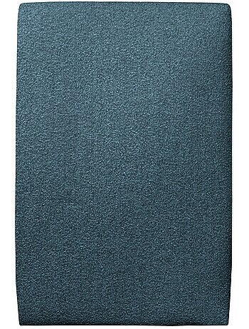 Lit avec tête de lit tapissier bouclette et sommier kit H29cm