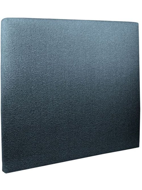 Lit avec tête de lit tapissier bouclette et sommier kit H29cm - Kiabi