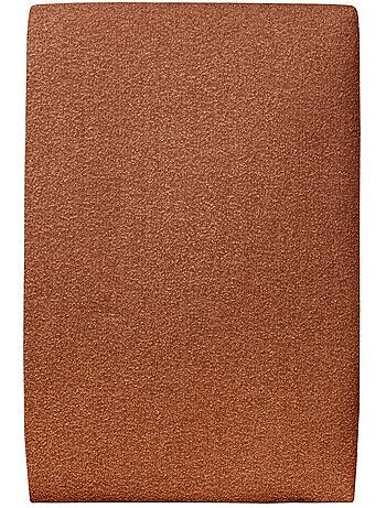 Lit avec tête de lit tapissier bouclette et sommier tapissier H29cm