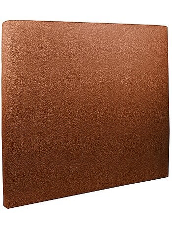 Lit avec tête de lit tapissier bouclette et sommier tapissier H29cm