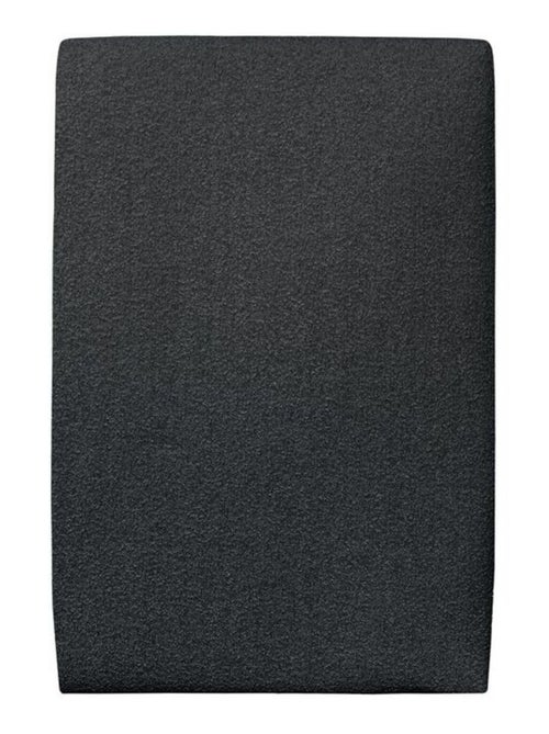 Lit avec tête de lit tapissier bouclette et sommier tapissier H29cm - Kiabi