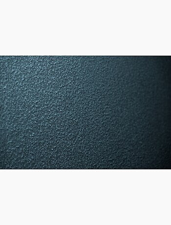 Lit avec tête de lit tapissier bouclette et sommier tapissier H35cm