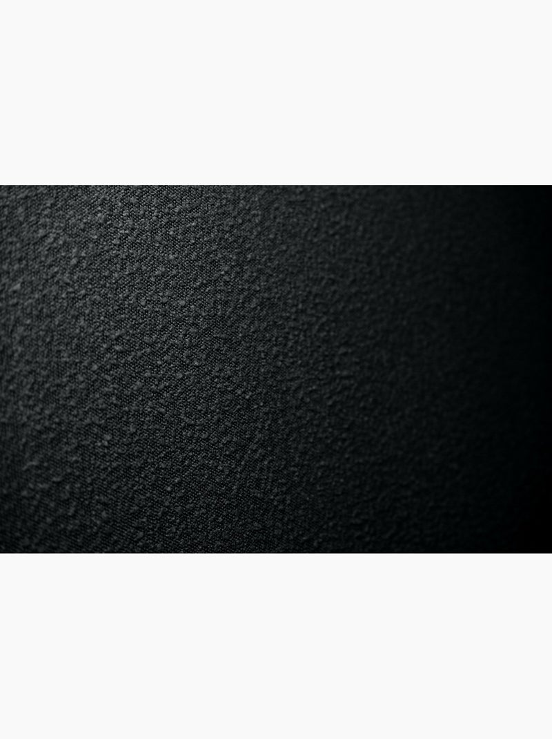 Lit avec tête de lit tapissier bouclette et sommier tapissier H35cm Noir - Kiabi