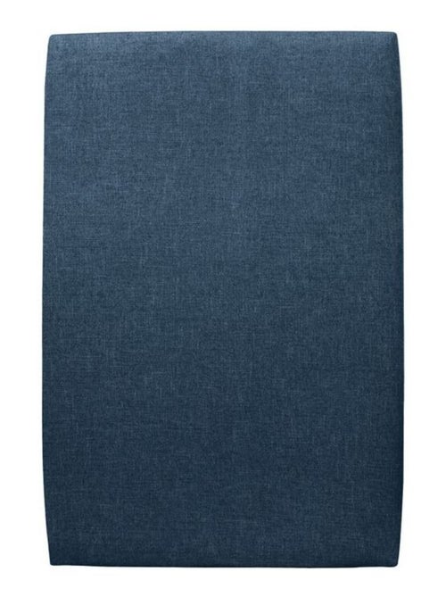 Lit avec tête de lit tapissier tissu et sommier kit H29cm - Kiabi