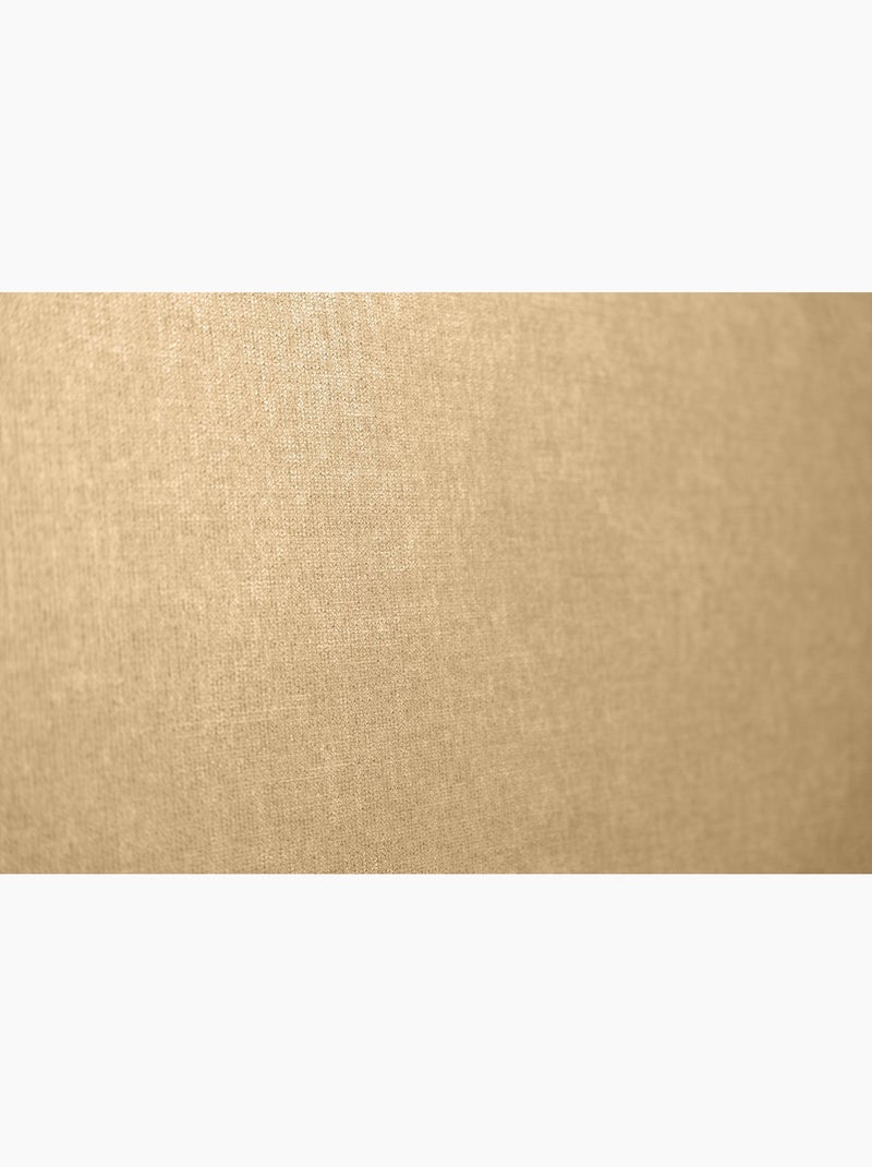 Lit avec tête de lit tapissier tissu et sommier kit H29cm Jaune - Kiabi