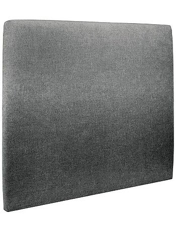 Lit avec tête de lit tapissier tissu et sommier tapissier H29cm