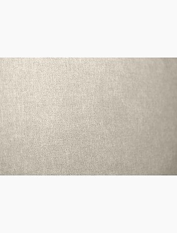 Lit avec tête de lit tapissier tissu et sommier tapissier H35cm