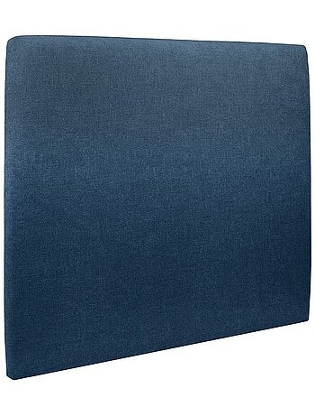 Lit avec tête de lit tapissier tissu et sommier tapissier H35cm