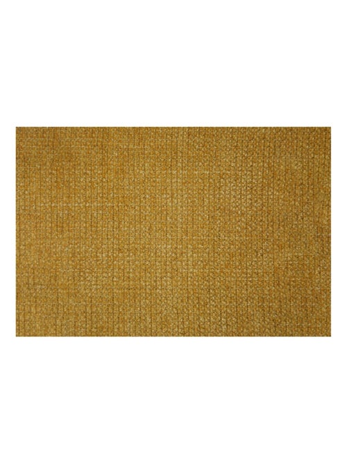 Lit avec tête de lit tapissier tissu et sommier tapissier H35cm - Kiabi