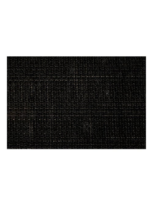 Lit avec tête de lit tapissier tissu et sommier tapissier H35cm - Kiabi