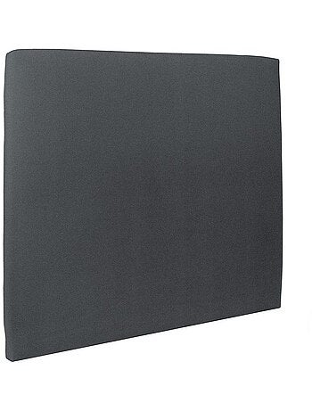 Lit avec tête de lit tapissier velours et sommier tapissier H29cm