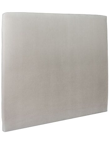 Lit avec tête de lit tapissier velours et sommier tapissier H29cm