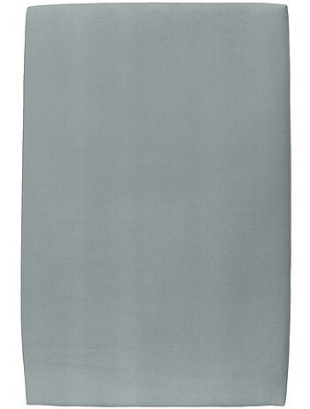 Lit avec tête de lit tapissier velours et sommier tapissier H35cm