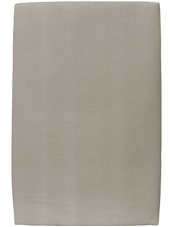 Lit avec tête de lit tapissier velours et sommier tapissier H35cm