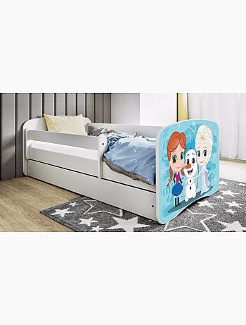 Lit avec tiroir frozen - 140/70 cm