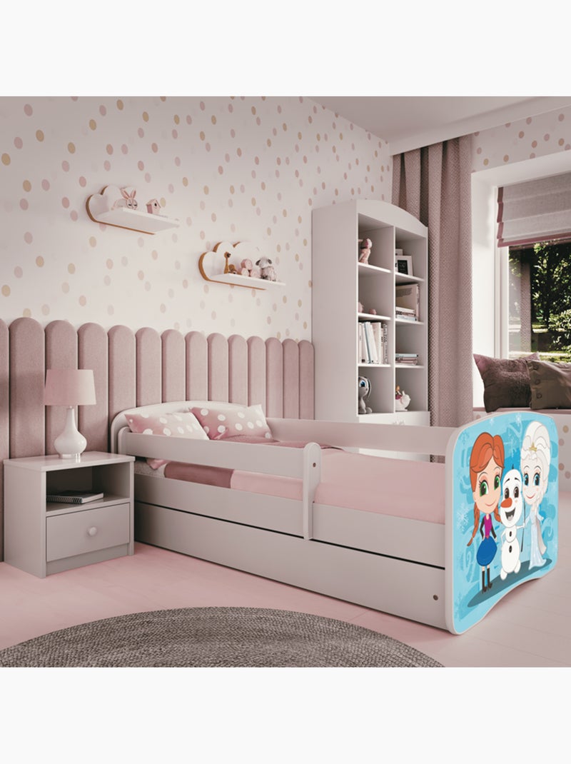 Lit avec tiroir frozen - 140/70 cm Multicolore - Kiabi