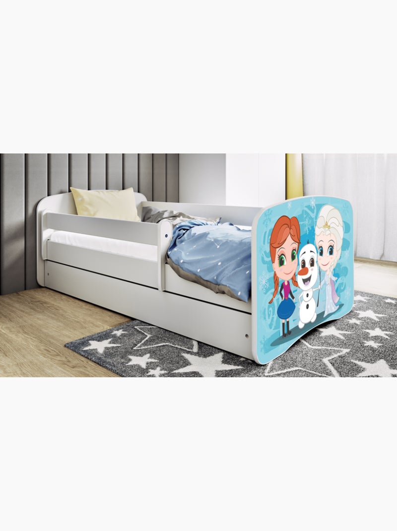 Lit avec tiroir frozen - 140/70 cm Multicolore - Kiabi