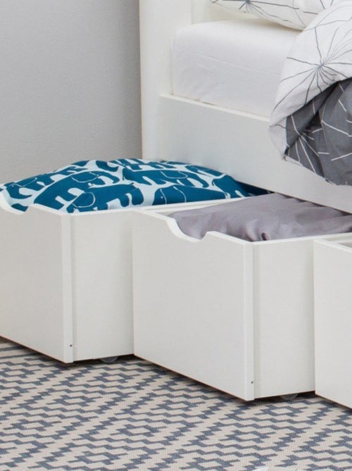 Lit avec tiroirs pin massif  ARTHUR - Kiabi