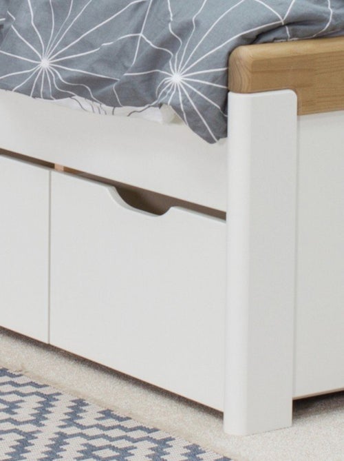 Lit avec tiroirs pin massif  ARTHUR - Kiabi