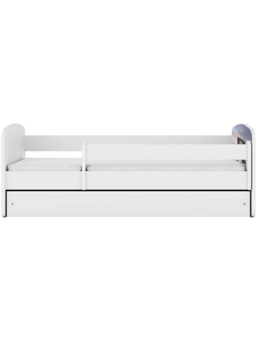 Lit babydreams blanc cheval au galop avec tiroir - couchage 140x70 cm - Kiabi