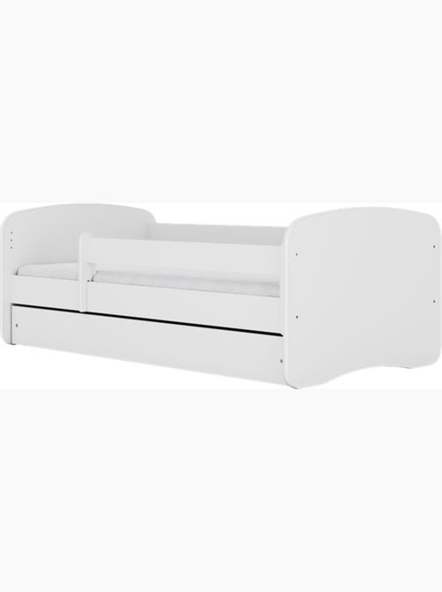 Lit babydreams blanc safari avec tiroir - couchage 140x70 cm - Kiabi