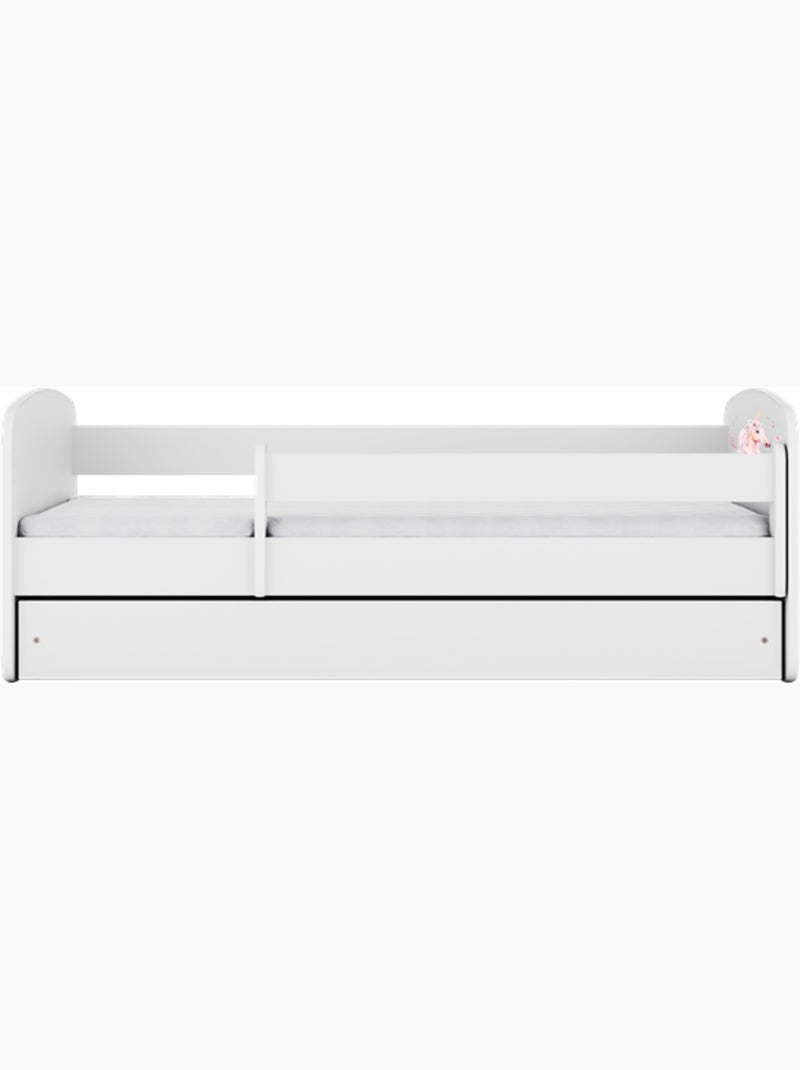 Lit babydreams cheval blanc avec tiroir sans matelas 140/70 Multicolore - Kiabi