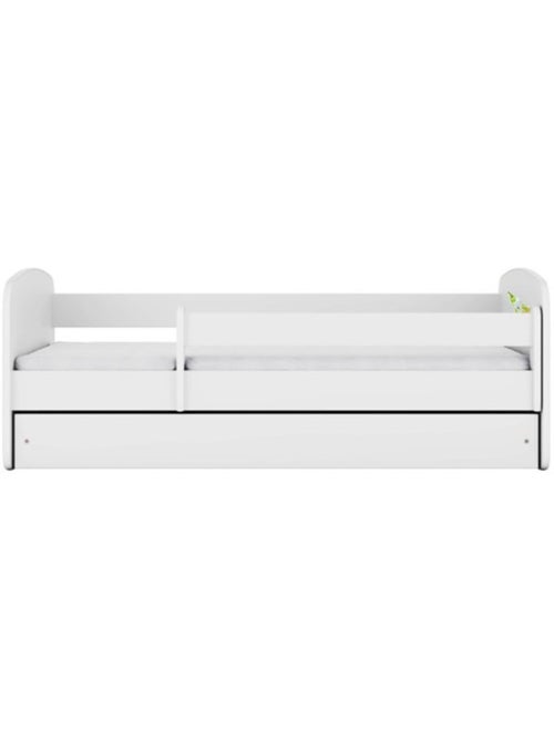 Lit babydreams map monde blanc avec tiroir - couchage 140x70 cm - Kiabi