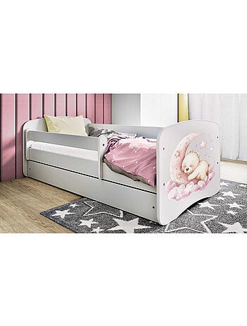 Lit babydreams ourson - rêve avec tiroir sans matelas 140/70