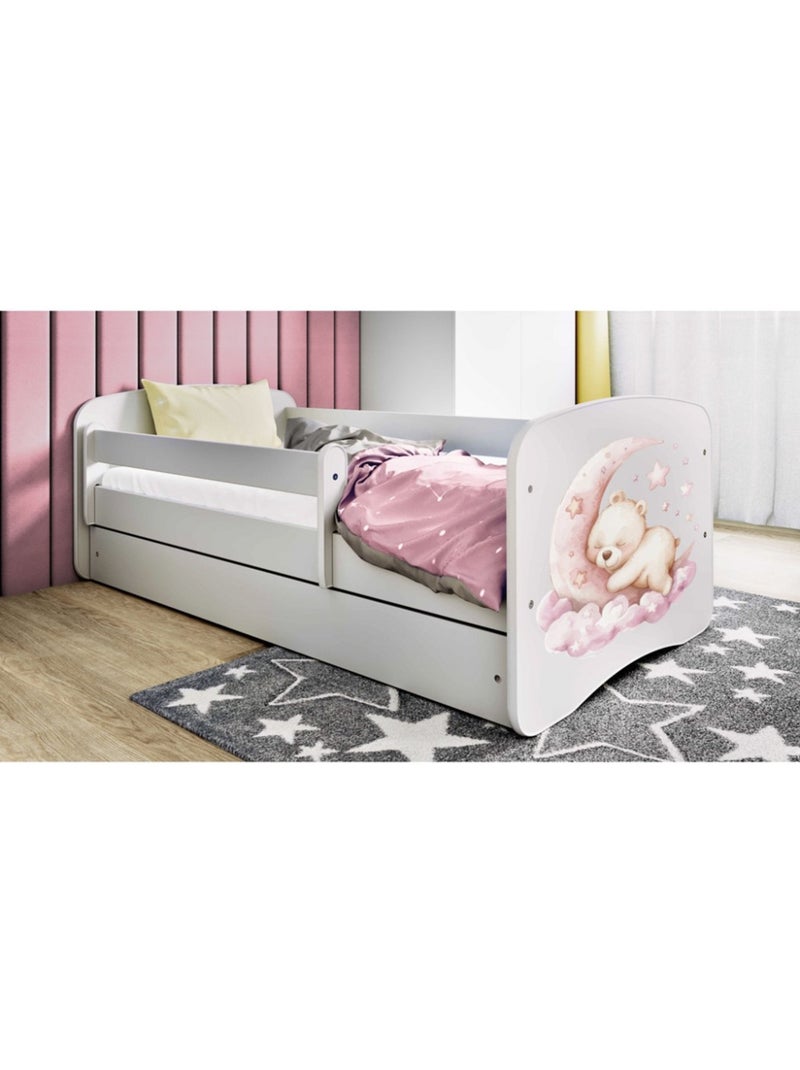 Lit babydreams ourson - rêve avec tiroir sans matelas 140/70 Multicolore - Kiabi